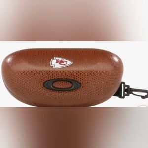 Oakley Kansas City NFL Brown Hard Case Sunglasses